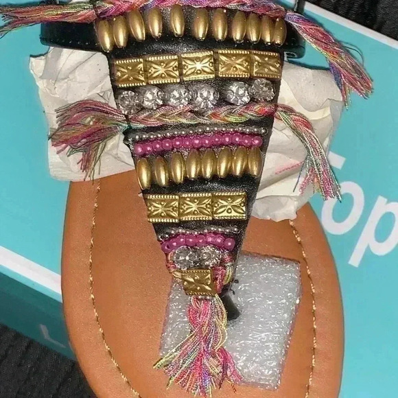 GIRLS LUCKY TOP SANDAL SIZE 2 NIB - Picture 6 of 8